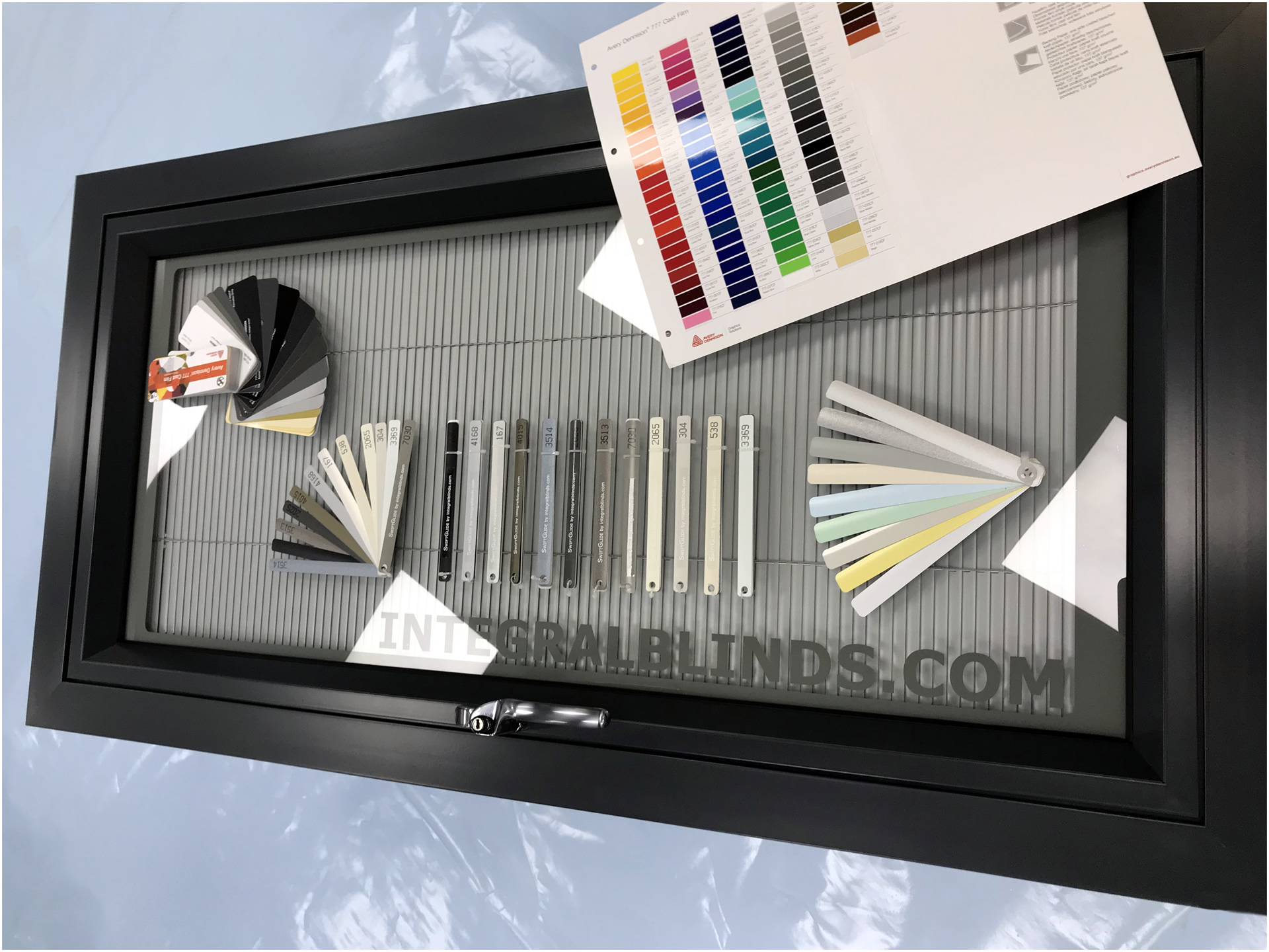 Hightech Integral Blinds Colour options - Swatches available